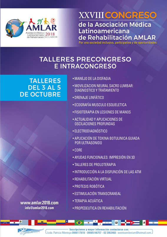 Actividades Inter-societaria AMLAR/LACTRIMS  Asociación Médica  Latinoamericana de Rehabilitación